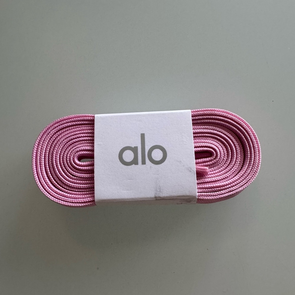 Alo Pink Shoe Laces NWT